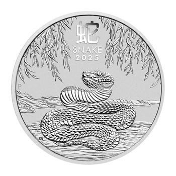 Srebrna Moneta  Lunar III Rok Węża 1 kg rok 2025.