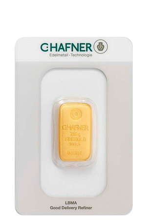 250g Sztabka złota LBMA