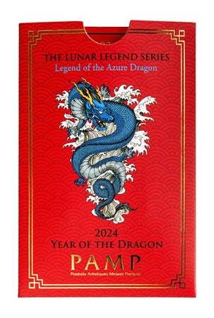 10g Sztabka srebra Lunar Legends - Azure Dragon 10g PAMP 2024