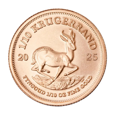 Złota Moneta Krugerrand 1/10 uncji 2025