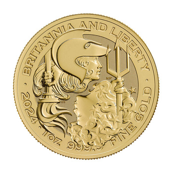 Złota Moneta Britannia and  Liberty 1 uncja 2024