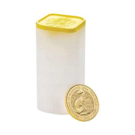 Złota Moneta Chart z Richmond Bestie Tudorów 1/4 uncji 2025