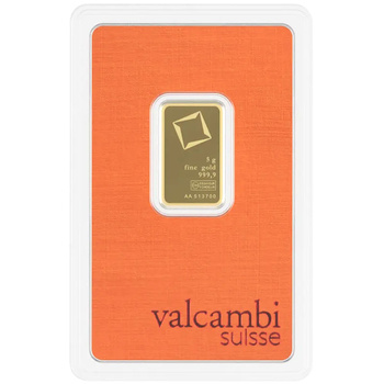 5g Sztabka złota Valcambi LBMA