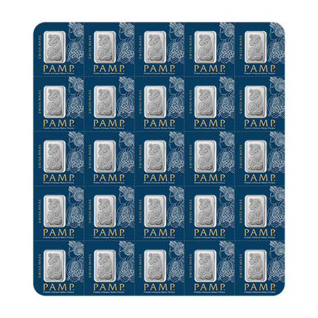 25x1g Multigram Sztabki platyny PAMP
