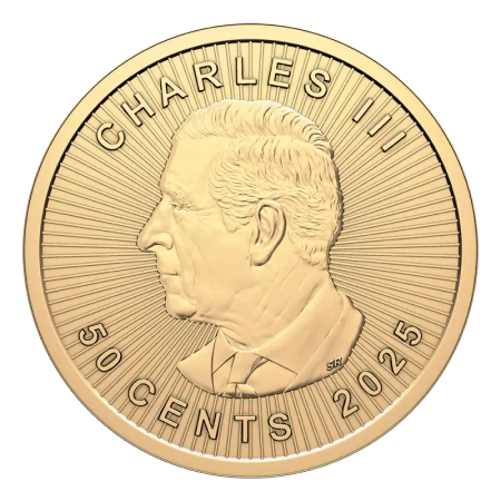 Złota Moneta Liść Klonowy 25 x 1g MapleGram 2025