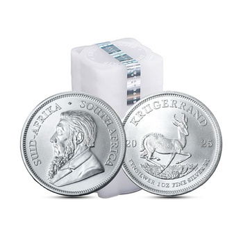 Krugerrand 1 uncja srebra 2025 pakiet 25 sztuk