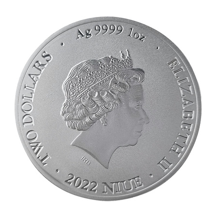 Srebrna Moneta Bitcoin 1 uncja