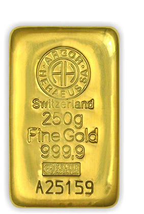 250g Sztabka złota LBMA