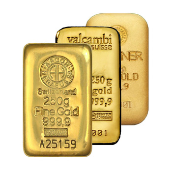 250g Sztabka złota LBMA