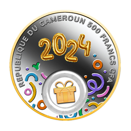 Srebrna moneta urodzinowa Happy Birthday 2024