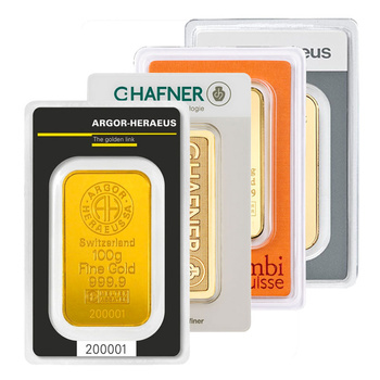 100g Sztabka złota LBMA