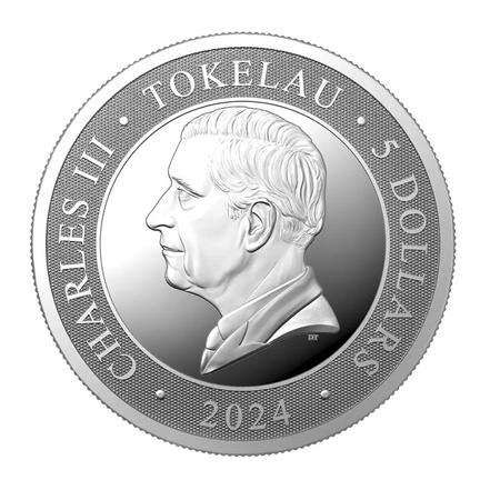 Srebrna Moneta Krokodyl 1 uncja Untamed Landscapes 2024