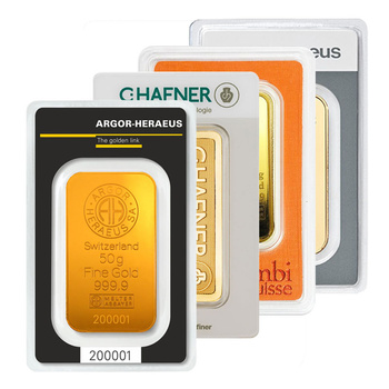 50g Sztabka złota LBMA