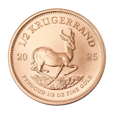 Złota Moneta Krugerrand 1/2 uncji 2025