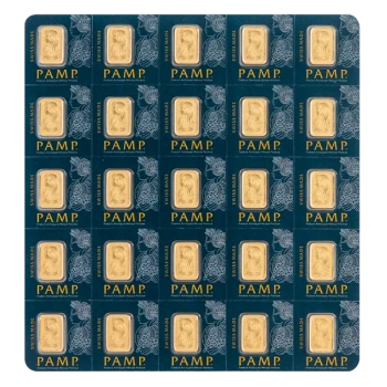 25x1g Multigram Sztabki złota PAMP