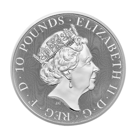 Srebrna Moneta Yale of Beaufort z serii Bestie Królowej 10 uncji 2023