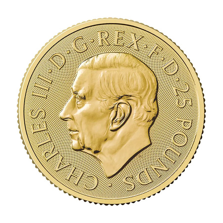 Złota Moneta Chart z Richmond Bestie Tudorów 1/4 uncji 2025