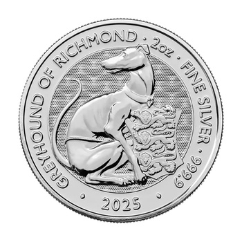 Srebrna Moneta Bestie Tudorów Chart z Richmond 2 uncje 2025