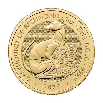 Złota Moneta Chart z Richmond Bestie Tudorów 1 uncja 2025