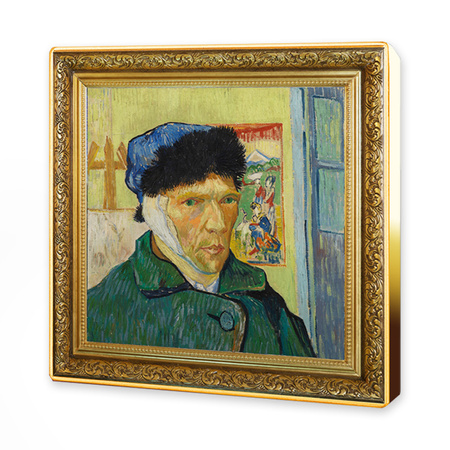 Srebrna moneta Vincent van Gogh Autoportret z zabandażowanym uchem