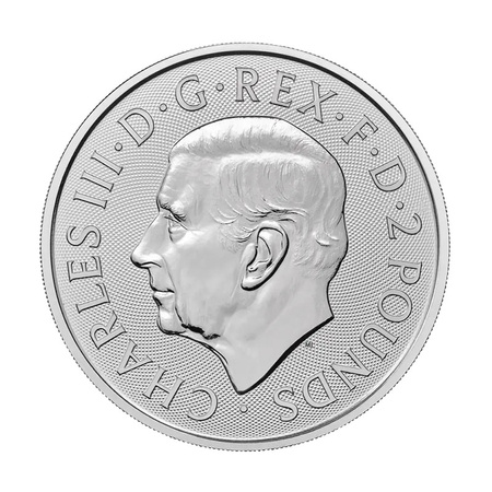 Srebrna Moneta Św. Jerzy i Smok z serii Bestie Królowej 1 uncja 2024