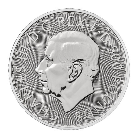 Srebrna Moneta Britannia Król Karol III 1000g srebra 2024