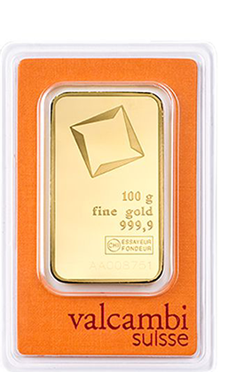 100g Sztabka złota LBMA