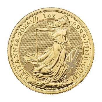 Złota Moneta Britannia 1 uncja 2025/2026, Karol III