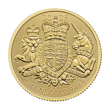 Złota Moneta The Royal Arms Królewskie Herby 1 uncja 2025