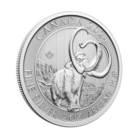 Srebrna Moneta Epoka Lodowcowa Mamut Maniek 2 uncje 2024