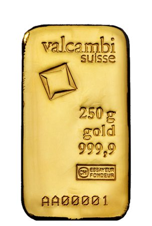 250g Sztabka złota LBMA
