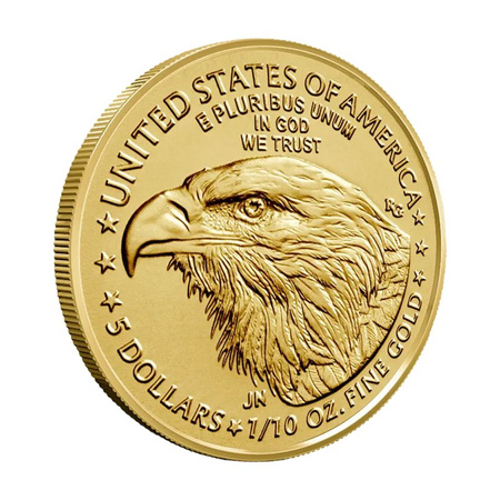 Złota Moneta Amerykański Orzeł 1/10 uncji 2026