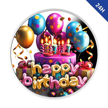 Srebrna moneta urodzinowa Happy Birthday 2025
