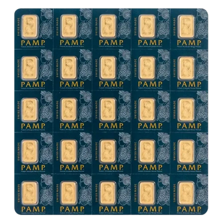 25x1g Multigram Sztabki złota PAMP