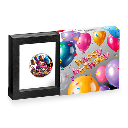 Srebrna moneta urodzinowa Happy Birthday 2025