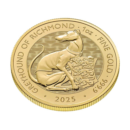 Złota Moneta Chart z Richmond Bestie Tudorów 1 uncja 2025