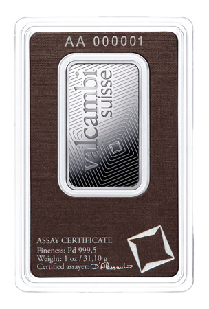 31,1g Sztabka pallad Valcambi