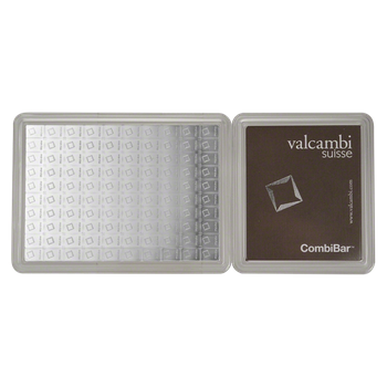 100 x 1g Sztabka srebra CombiBar Valcambi LBMA