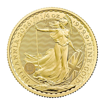 Złota Moneta Britannia 1/4 uncji. Karol III - 2026