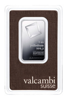 31,1g Sztabka pallad Valcambi