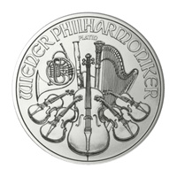 Platynowa moneta Wiedeńscy Filharmonicy 1 uncja 2025