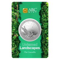 Srebrna Moneta Krokodyl 1 uncja Untamed Landscapes 2024