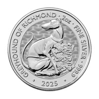 Srebrna Moneta Bestie Tudorów Chart z Richmond 2 uncje 2025 