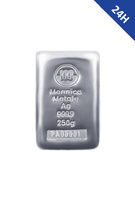250g Czyste srebro, czystość 999,9 Mennica Metale 24h