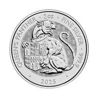 Srebrna Moneta Bestie Tudorów Pantera Królowej 2 uncje 2025 