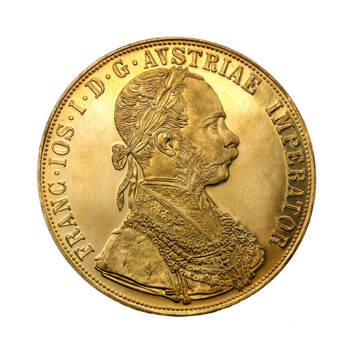 Moneta złota 4 Dukaty Austriackie Czworak