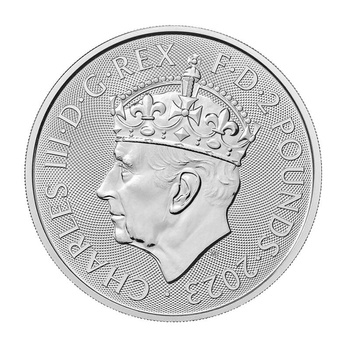 Srebrna Moneta Britannia Koronacja Król Karol III 1 uncja 2023