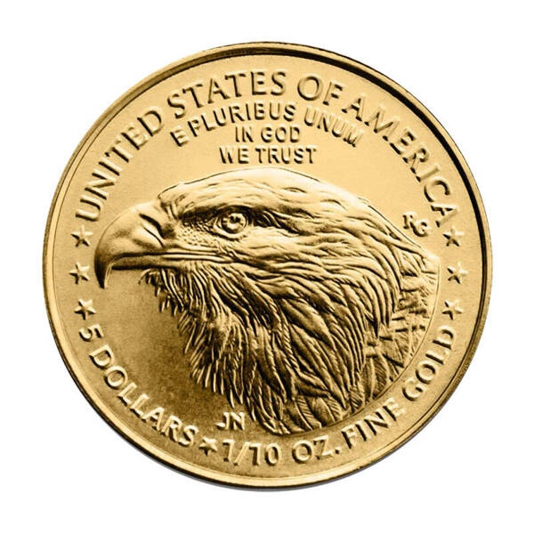 Złota Moneta Amerykański Orzeł 1/10 uncji 2024