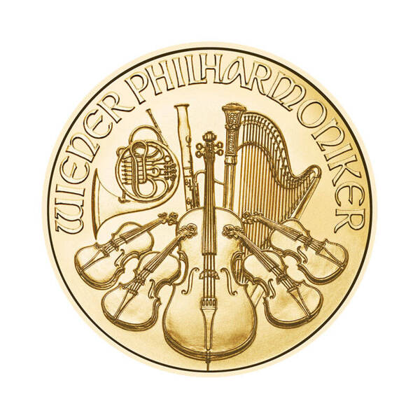 Złota Moneta Wiedeńscy Filharmonicy 1/4 uncji. 2024