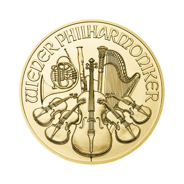Złota Moneta Wiedeńscy Filharmonicy 1 uncja